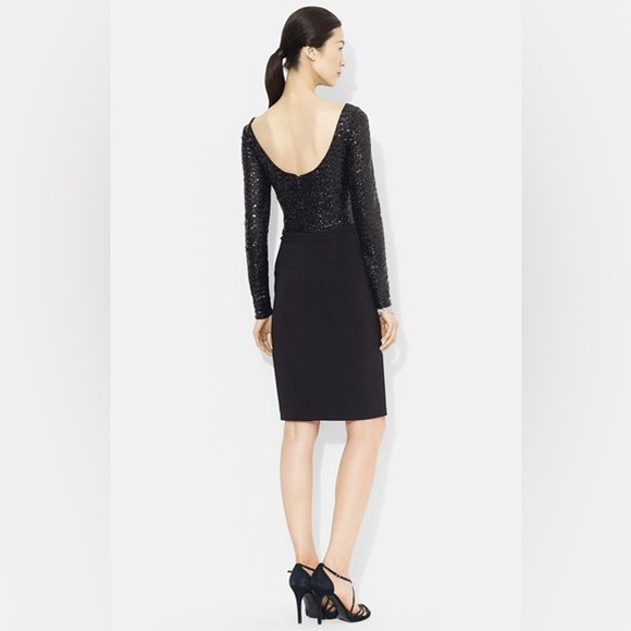 Lauren Ralph Lauren Black Sequin Dress - Picture 3 of 11